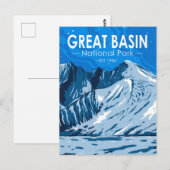 Great Basin National Park Wheeler Peak  Briefkaart (Voorkant / Achterkant)