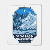Great Basin National Park Wheeler Peak Keramisch Ornament (Links)