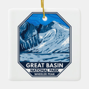 Great Basin National Park Wheeler Peak  Keramisch Ornament
