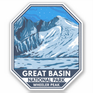 Great Basin National Park Wheeler Peak  Sticker