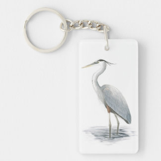 Great Blue Heron Acrylic Sleutelhanger
