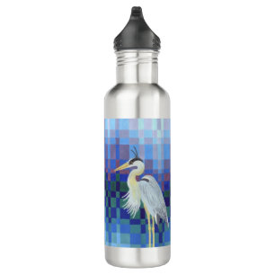 Great Blue Heron bargello Waterfles
