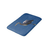 Great Blue Heron Bird Mats Badmat (Gekanteld)