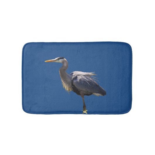 Great Blue Heron Bird Mats Badmat (Voorkant)