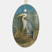 Great Blue Heron Bird Wildlife Ornament (Links)
