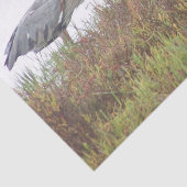 Great Blue Heron Bird Willife Fish Tissue Paper Tissuepapier (Detail)