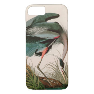 Great Blue Heron Birds of America Audubon Print iPhone 8/7 Hoesje