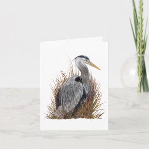 Great Blue Heron Blank Notitiekaartje