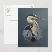 Great Blue Heron Briefkaart (Voorkant / Achterkant)