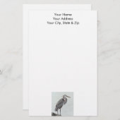 Great Blue Heron Briefpapier (Voorkant / Achterkant)