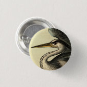 Great Blue Heron Button (Voorkant /achterkant)