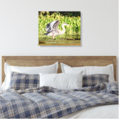 Great Blue Heron Canvas Afdruk (Insitu (Slaapkamer))