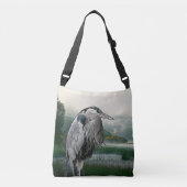 Great Blue Heron Crossbody Tas (Voorkant)
