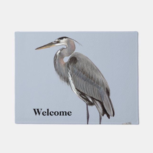 Great Blue Heron Deurmat (Voorkant)