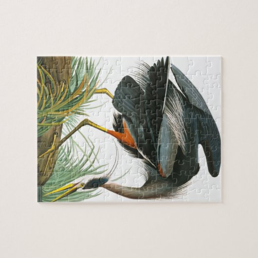 Great Blue Heron door John James Audubon Legpuzzel (Horizontaal)