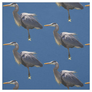 Great Blue Heron Fabric Stof