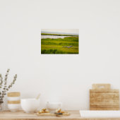 Great Blue Heron Flying Poster (Keuken)