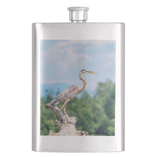 Great Blue Heron Heupfles (Voorkant)