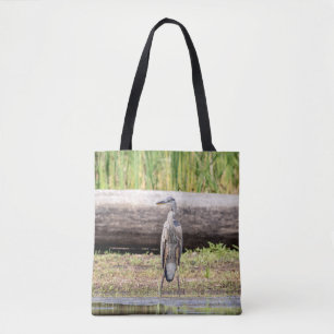 Great Blue Heron in Lake ChamPlain Draagtas