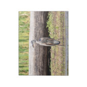 Great Blue Heron in Lake ChamPlain Notitieblok (Gedraaid)