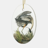 Great Blue Heron, John Audubon Keramisch Ornament (Links)