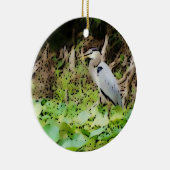 Great Blue Heron Keramisch Ornament (Rechts)