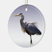 Great Blue Heron Keramisch Ornament (Links)