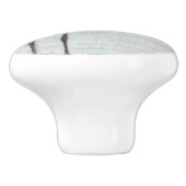 Great Blue Heron Keramische Knop (Zijkant)