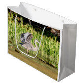 Great Blue Heron Large Cadeauzakje (Voorkant Gekanteld)