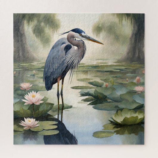 Great Blue Heron Legpuzzel (Verticaal)