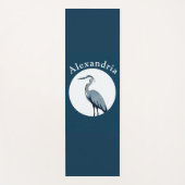 Great Blue Heron Logo Yogamat (Voorkant)