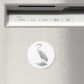 Great Blue Heron Magnet Magneet (Insitu (Vaatwasser))