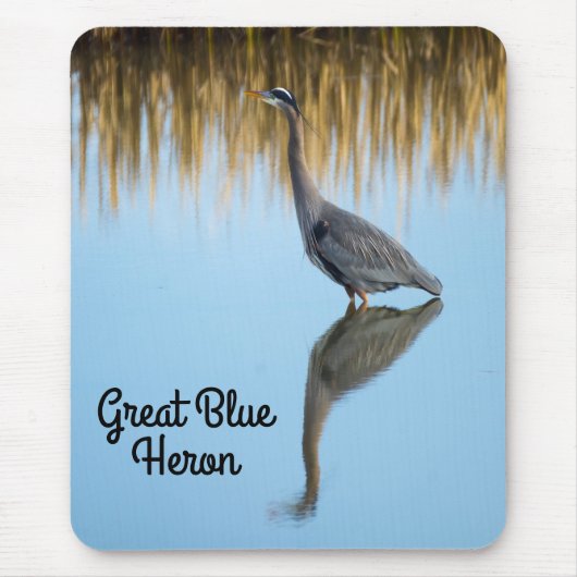 Great Blue Heron Muismat (Voorkant)
