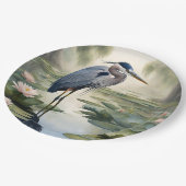 Great Blue Heron Papieren Bordje (Gekanteld)