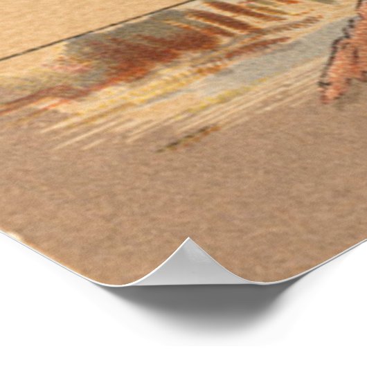 Great Blue Heron Poster (Hoek)