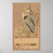 Great Blue Heron Poster (Voorkant)