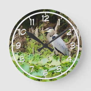 Great Blue Heron Ronde Klok