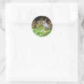 Great Blue Heron Ronde Sticker (Tas)