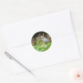 Great Blue Heron Ronde Sticker (Envelop)