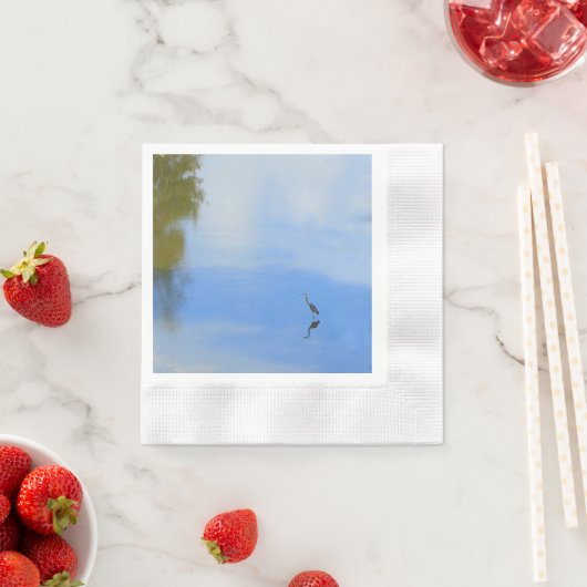 Great Blue Heron Servetten (Insitu)