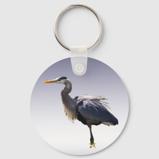 Great Blue Heron Sleutelhanger (Voorkant)