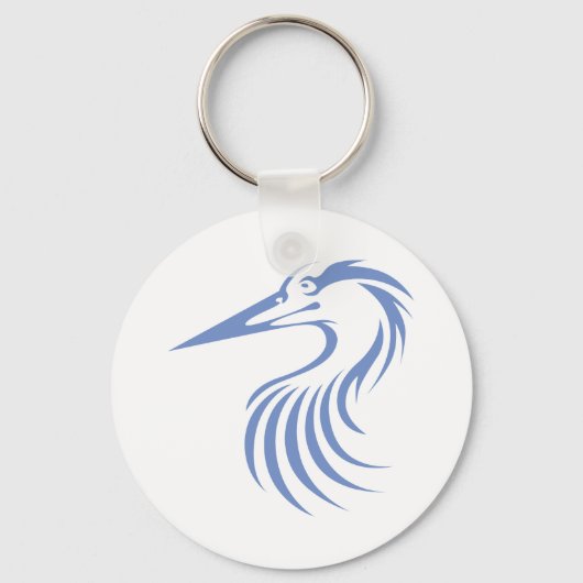Great Blue Heron Sleutelhanger (Voorkant)
