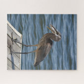 Great Blue Heron sluit Bird Lover's Legpuzzel (Horizontaal)