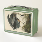 Great Blue Heron uit Audubon's Birds of America (Achterkant)