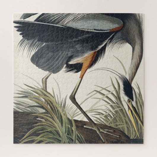 Great Blue Heron van vogels uit Amerika Legpuzzel (Verticaal)