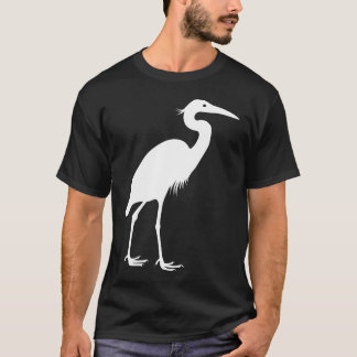 Great Blue Heron White T-shirt
