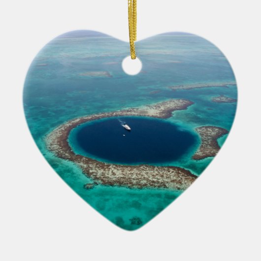 GREAT BLUE HOLE 1 KERAMISCH ORNAMENT (Voorkant)