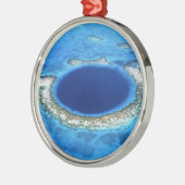 GREAT BLUE HOLE 2 METALEN ORNAMENT (Links)