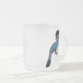 Great Blue Turaco Matglas Koffiemok (Voorkant rechts)