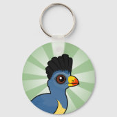 Great Blue Turaco Sleutelhanger (Achterkant)